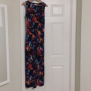 Calvin Klein floral maxi dress